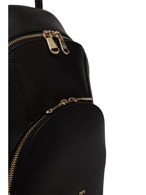 Zaino due zip in pelle Nero Patrizia Pepe | 8B0325 L001K103